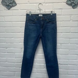 LOFT Dark Blue Modern Skinny Jeans